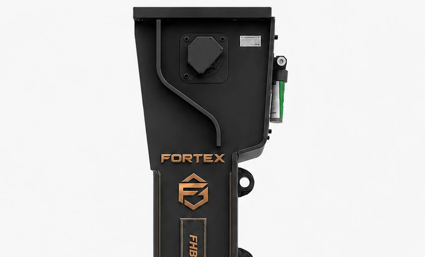 Illustrative FORTEX hydraulic breaker
